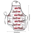 thumbnail image 2 of Pofeuu Retro Train Print Aprons with Pockets, Cute Aprons for Kitchen, Cooking, Server, Barber, Chef Apron, 2 of 7
