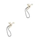 thumbnail image 3 of Injueey Alzapaños para cortinas Hebilla multifuncional Conveniente Ligereza Amplia aplicación Clips Decoración Cortinas Anillo Sub-dorado Sub-oro 2piezas, 3 of 6