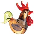 thumbnail image 1 of Figura de gallo de cristal en miniatura, 1 of 1