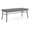 Gray, variant on Mystic Reception Waiting Room 18.5" 2-Seat Bench / Charcoal Steel / Black
