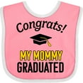 thumbnail image 3 of Inktastic Congrats My Mommy Graduated with Cap Boys or Girls Baby Bib, 3 of 4