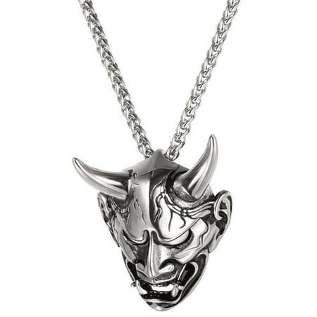 

Sorrowso Retro Exquisite Alloy Fangs Demon for Head Pendant Punk Hip-hop Personality Neck