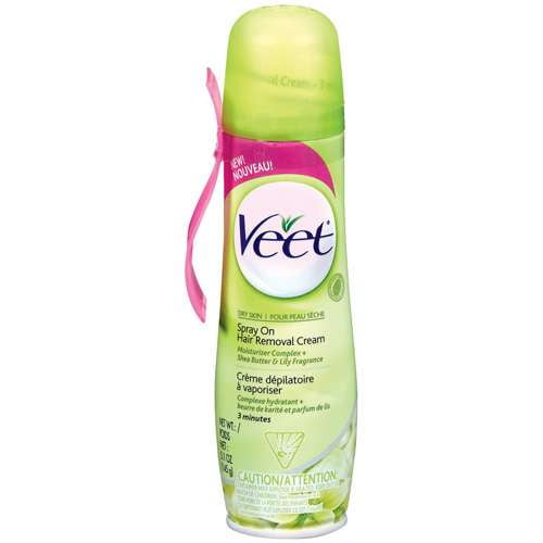 Veet Spray On Dry Skin Hair Removal Cream 5.1 Fl Oz