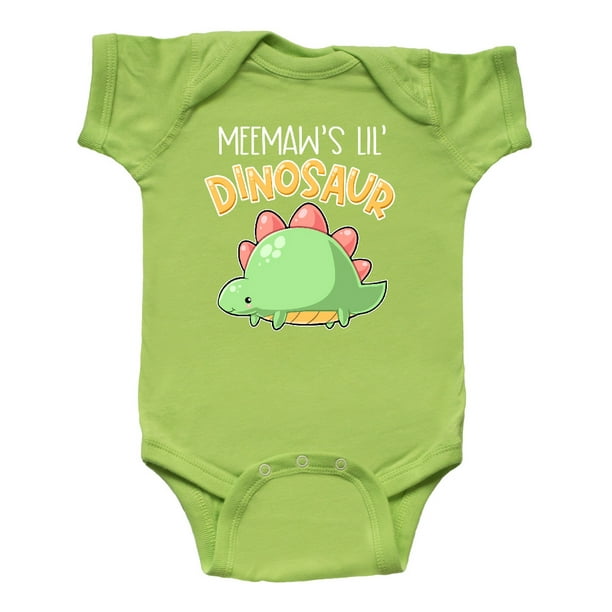 INKtastic - Meemaw's Lil' Dinosaur Cute Stegosaurus Infant Creeper ...