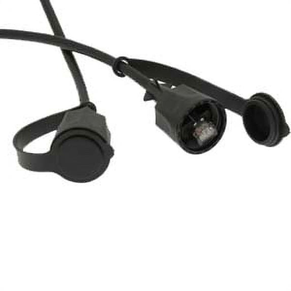 ACCL 200Ft Cat.6 FTP Industrial Outdoor Patch Cable w/Dust Cap Black, 4 Pack