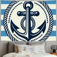 thumbnail image 2 of GOSMITH Wall Hanging Vintage Anchor Nautical Theme Decorative Tapestry Painting, 2 of 6