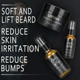 thumbnail image 5 of LEPONIX Men's Shaving Kit with Safety Razor, Sandalwood Cream, Aftershave Balm, Brush, Bowl & Apron Bib, 5 of 8