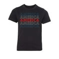 thumbnail image 2 of America Red White and Blue Men's T-shirt, 4th of July T-shirts for Kids - Black MH200YPATRIOT S20 S, 2 of 3