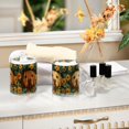 thumbnail image 4 of Yayeee 2 Pack Qtip Holder Bathroom Cotton Swab Canister with Lid Clear Dispenser Set, Flowers and Dog, 4 of 6
