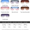 thumbnail image 1 of Gafas de sol HUOGUO Fashion de gran tamaño sin montura, 1 of 5