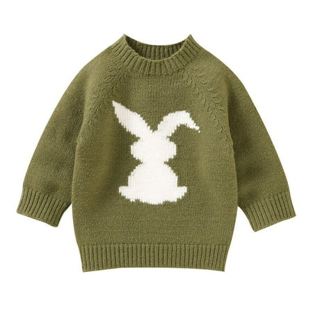 

SYNPOS Infant Toddler Baby Boy Girl Cute Bunny Fall Winter Pullover Sweater Tops