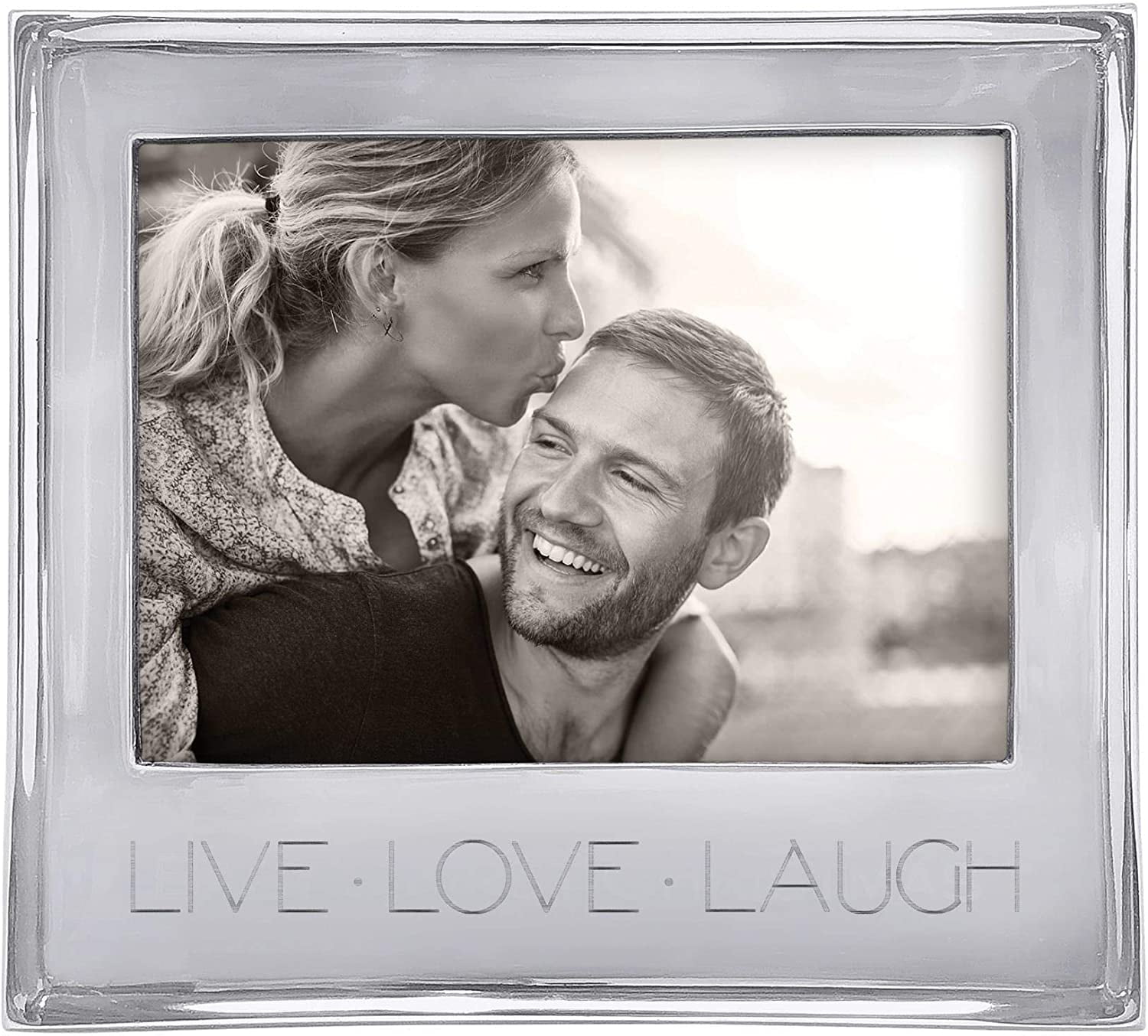 MARIPOSA Engraved Picture Frame, Signature 5x7, Live Love Laugh