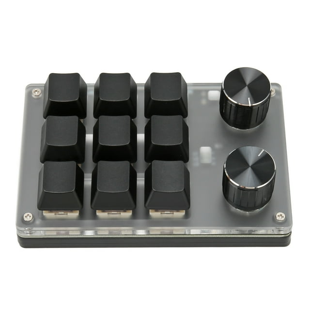 Clavier Mécanique Macro à une Main, Interrupteur Rouge Portable USB Mini DIY Clavier Programmable avec Bouton, Plug And Play, pour Bureau Gaming