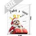 thumbnail image 5 of Santa Today I Choose joy Dog Funny Tin Sign, Christmas Decorative Metal Sign for Party Home Office Coffee Bar Club Man Cave Wall Decor, Vintage Farmhouse Tin Sign 12x16 inches, 5 of 6