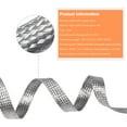 thumbnail image 5 of Tinned Copper Braid Metal Cable Shielding Sleeve Ground Straps EMI RFI ESD EMF Interference Wire Sheathing Flat Mesh, 5 of 9