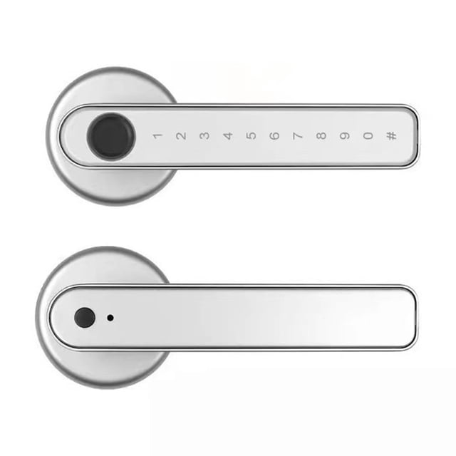 Smart Fingerprint Door Lock With APP Keyless Entry Door Lock Set With Keypads And Handle Electronic Code Deadbolt Lock ,Corrosion-Resistant