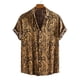 thumbnail image 4 of Camisas hawaianas con estampado de rayas para hombre, camisas de manga corta para fiestas, camisas de gran tamaño para hombres, ropa, blusas Harajuku con solapa, 4 of 5