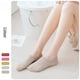 thumbnail image 2 of Calcetines para hombre y mujer, calcetines finos de algodón de verano, calcetines náuticos invisibles de silicona antideslizantes con tira dura, calcetines cortos de boca baja para mujer, 2 of 6