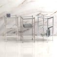 thumbnail image 2 of gatco 1352 3-tier rectangle taboret in satin nickel, 2 of 2