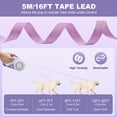 thumbnail image 3 of UNIFULL 16 ft Retractable Dog Leash with Flashlight & Front Safety Led Light, Anti-Slip Handle for Dogs up to 110 lbs, 360° Tangle-Free, One Button Brake & Lock, 3 of 9