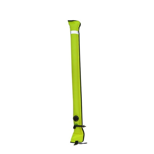 LIKEM Surface Marker Buoy,Inflatable Scuba Signal Tube with Reflective Strip Surface Signal