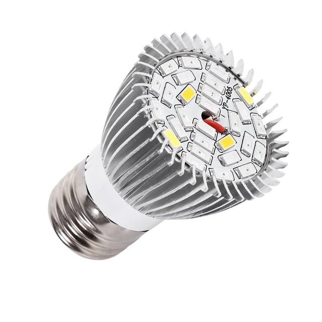 Full Spectrum E27 Led Grow Light Bulb, 120 Degree Beam Angle, Broad Wavelength Region, Easy to Use for Small Grow Box, Grow Tent