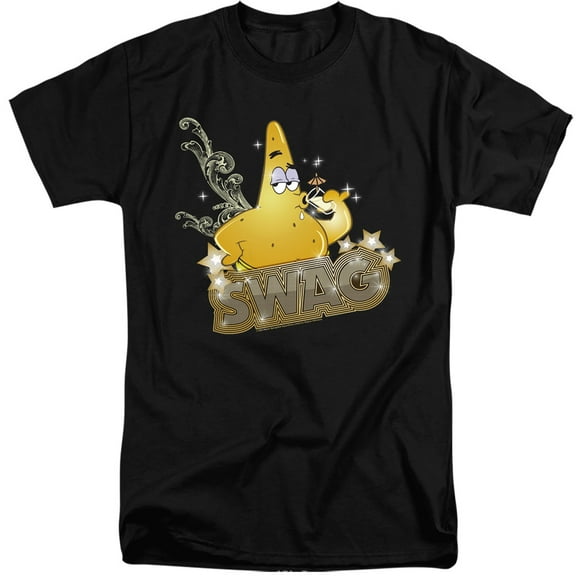 Spongebob Patrick Has Swag Unisex Adult Tall T Shirt