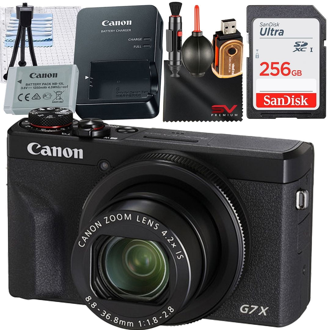 PowerShot G7X Mark III ブラック Canon PowerShot G7X Mark III 20.2MP 4K Digital Camera+ 32GB