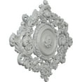 thumbnail image 3 of 22 1/2"W x 30 3/8"H x 1 1/2"P Katheryn Ceiling Medallion, Hand-Painted Frost, 3 of 6