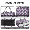 thumbnail image 4 of Large Capacity Tote Bag,Purple French Bulldog Handbag Fashion Luxury Tote Bag,15.7"x13"x 5.1" Inches,Laptop Compatible, 4 of 6