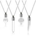 thumbnail image 4 of Stainless Steel Ashes Vial Necklace Urn Necklace Urns for Human Ashes Test Tube Necklace for Women Men Teens Party Gift Jewelry, 4 of 5