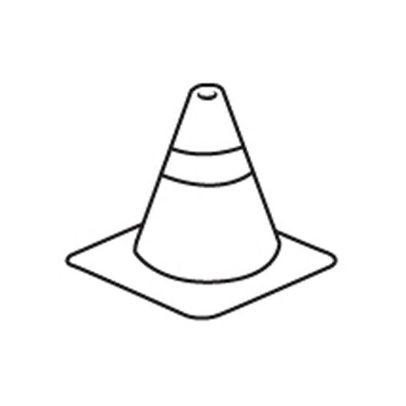 SHAPES ETC. Incentive Stamp - Construction Cone