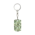 thumbnail image 2 of Uemuo Cute Frog Pattern Rectangular Metal Keychain - Durable, Stylish, and Personalized Key Ring for Men and Women,Engraved Keychain,Gift Slim Sturdy Keychain, 2 of 7