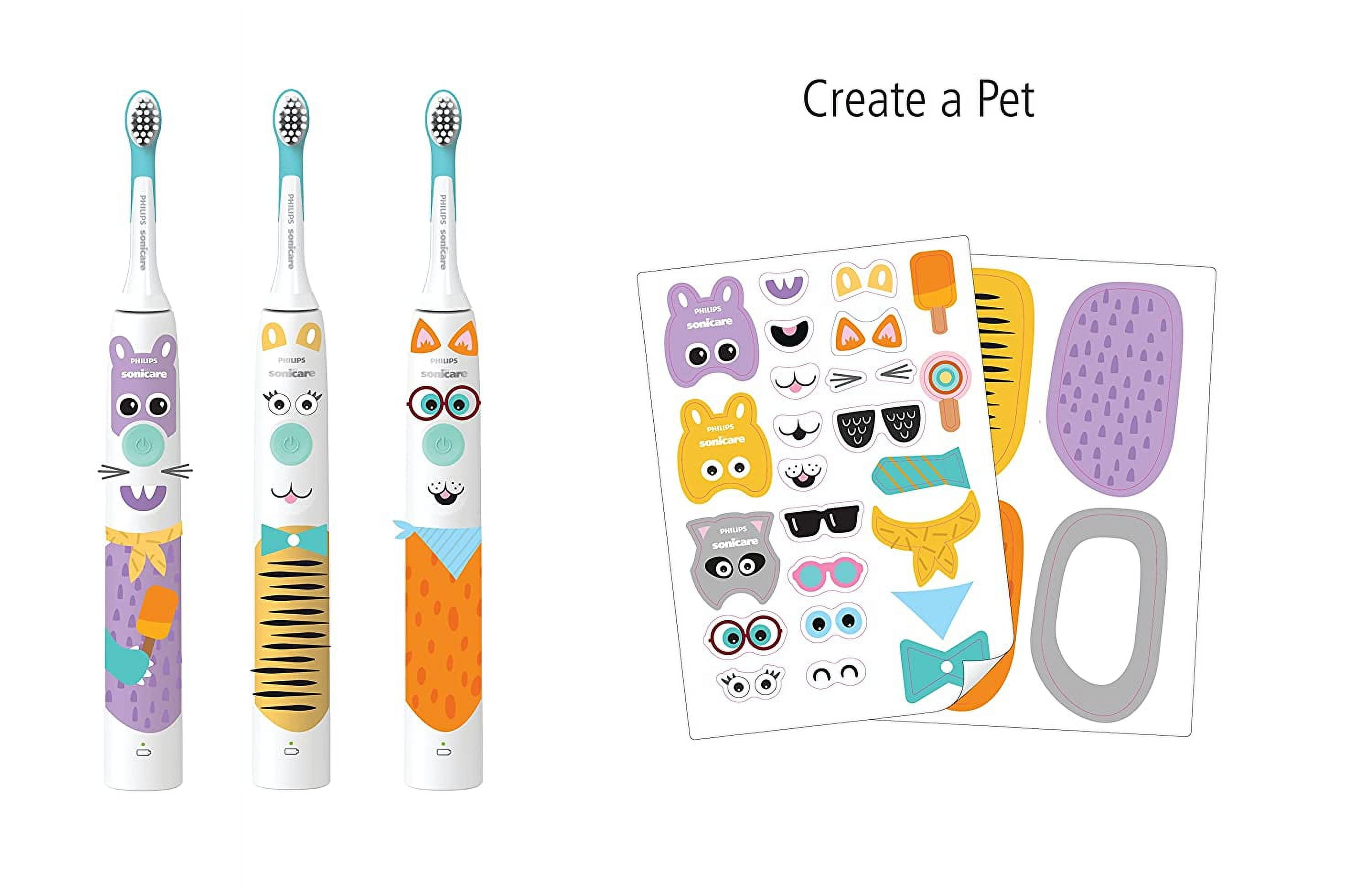 Philips Sonicare Electric Toothbrush for Kids - Design a Pet Edition - HX3601/01