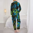 thumbnail image 5 of Kll Play Game Print Women'S Long Sleeve Pajamas With Pants Sleepwear Loungewear 2 Set-X-Large, 5 of 9