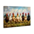 thumbnail image 2 of Stupell Industries Farmhouse Chicken Brood on Horizon Canvas Art, 24 x 16, by Petals Prints Design, 2 of 8