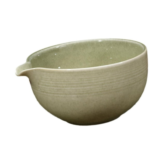 Cuenco de cerámica para matcha, accesorio para la ceremonia del té, 560 ml, pico vertedor.