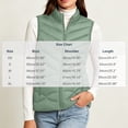 thumbnail image 3 of hoksml Women Quilted Puffer Vest Stand Collar Zip Up Sleeveless Pockets Gilet for Fall Winter Daily Outdoor Work Comfort, 3 of 9