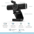 thumbnail image 2 of Amcrest 4-Megapixel Webcam w/Microphone & Privacy Cover, Web Cam USB Camera, Computer HD Streaming Webcam for PC Desktop & Laptop w/Mic, Wide Angle Lens & Large Sensor for Superior Low Light (AWC496), 2 of 8