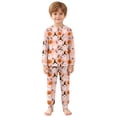thumbnail image 4 of NIEWTR Girls Boys Halloween Pajamas 2 Piece Graphic Long Sleeve Long Pants Pajama Set Kids Cute Pj Soft Holiday Sleepwear, 4 of 6