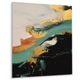 thumbnail image 2 of Designart "Mystical Landscapes Green Gold Dream" Abstract Shapes Metal Wall Art, 2 of 5