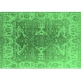 thumbnail image 1 of Ahgly Company Indoor Rectangle Oriental Emerald Green Industrial Area Rugs, 5' x 7', 1 of 4