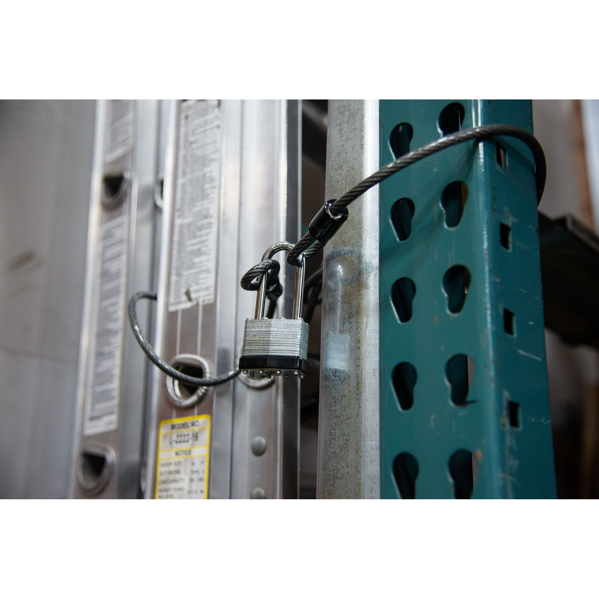 Hyper Tough Laminated Steel 40mm Keyed Padlock with 2-in Shackle