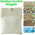 thumbnail image 2 of 8 Pack Outdoor Curtain Weights, 15oz Outdoor Curtain Sandbag Weighted Bags Drapery Weights Bottom Curtain Weights Bags, 2 of 8