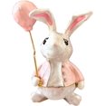 thumbnail image 1 of JFYSJ Metal Rabbit with Balloon Hinged Trinket Box Rabbit Animal Figurines Trinket Jewelry Box Wedding Ring Holder Earring Necklace Storage Case (pink), 1 of 8