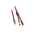 thumbnail image 1 of Baohd USB Type C to Dual for RCA Adapter 2RCA Cable Male Cord Meter Audio Stereo 1 Red 1.5 Meter, 1 of 6
