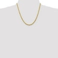 thumbnail image 4 of 10K Yellow Gold Rope Chain Styles Necklace 4 mm Diamond-cut 20 inch, 4 of 4