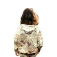 thumbnail image 6 of XDDLITP Camo Hoodies for Girls Kids Maple Leaf Graphic Long Sleeve Sweatshirts Oversize Drop Shoulder Cute Pullover with Pockets,Yellow 150, 6 of 6