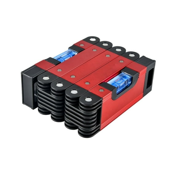 Multi-Angle Precision Measurement Folding Spirit Level Folding Spirit Level With 45°, 90°, 180° Magnetic Level Tool