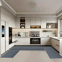 LHNFT Kitchen Rugs Sets of 3 for Floor Non Slip Kitchen Rugs Mats for Kitchen Floor Absorbent and Stain Resistant Kitchen Runner Rugs Rubber Backing Non Skid Washable Rugs Front of Sink